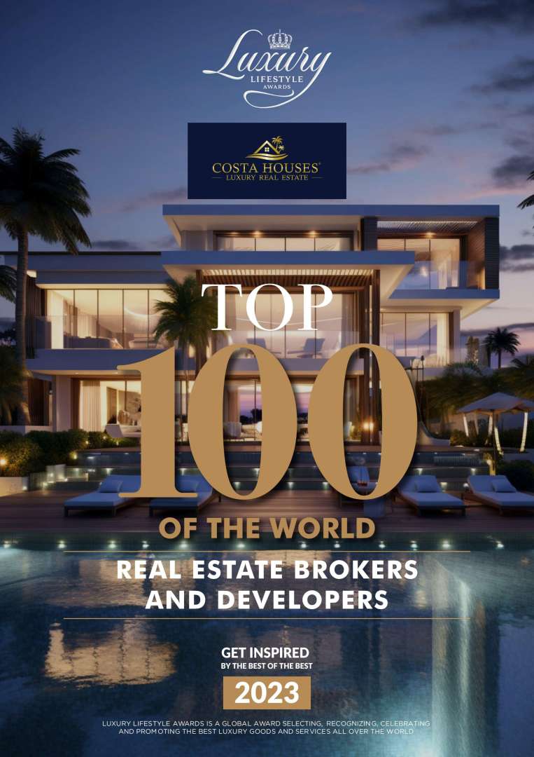 COSTA HOUSES ®️ · TOP 100 REAL ESTATE BROKERS OF THE WORLD 2023 - Luxury Lifestyle Awards