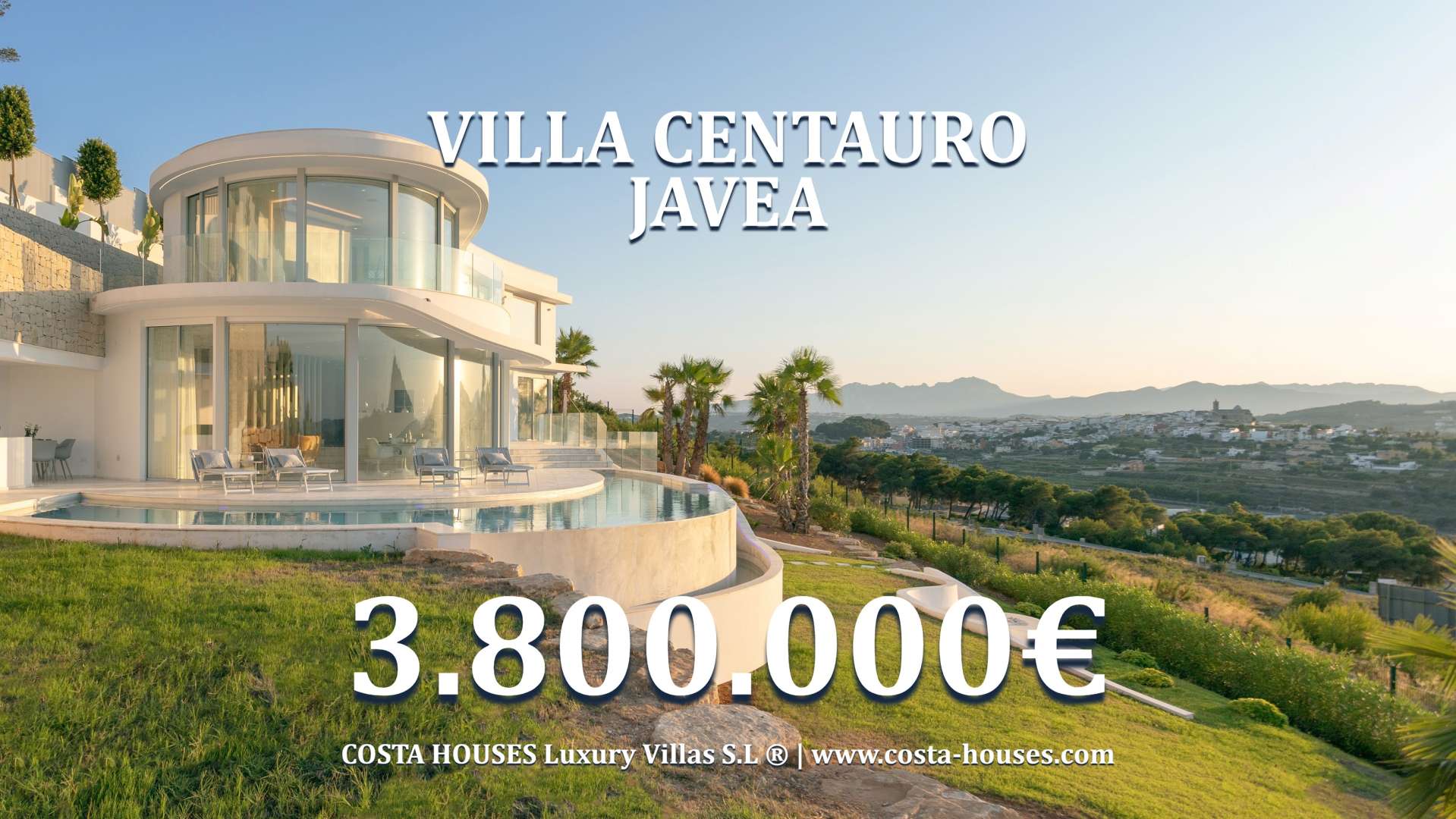 Villa CENTAURO 2313VL by COSTA HOUSES Luxury Villas SL ® Real Estate Expert for Exclusive Properties in Javea & Costa Blanca Spain Youtube